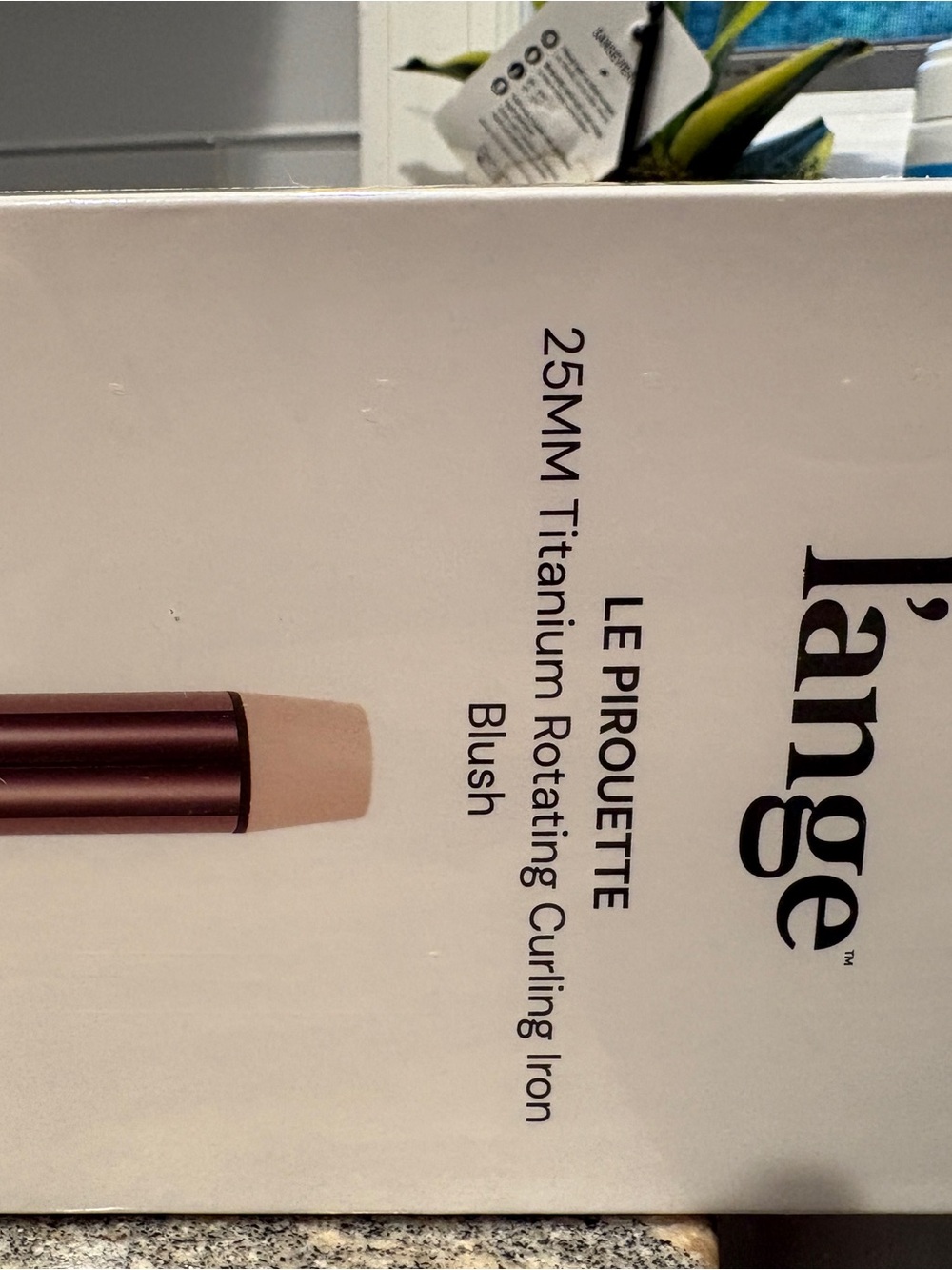 Lange Le Pirouette Rotating Curling Iron - Blush and Rose Metallic